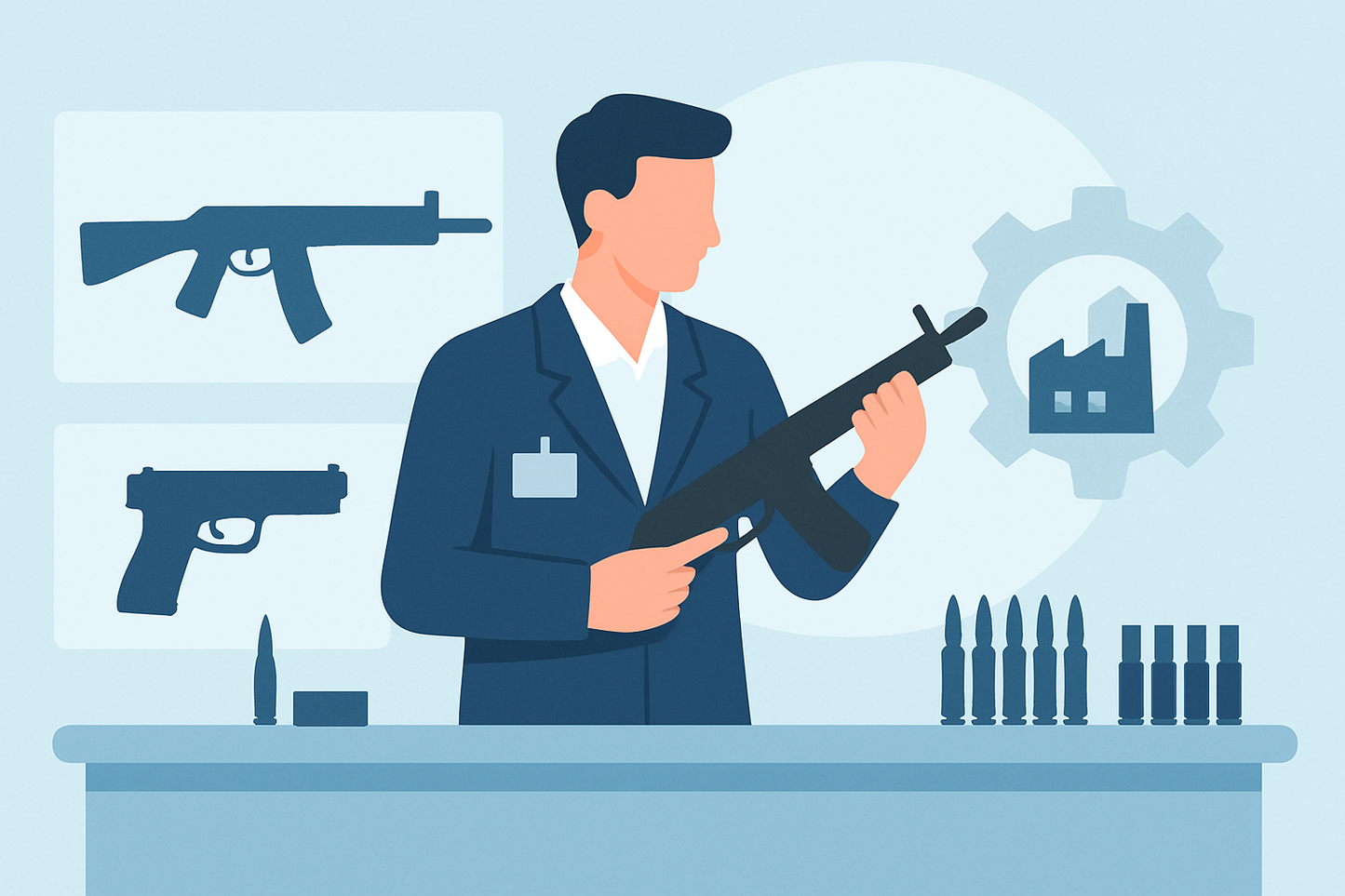 Base d'adresses emails de fabricants vente armes munitions