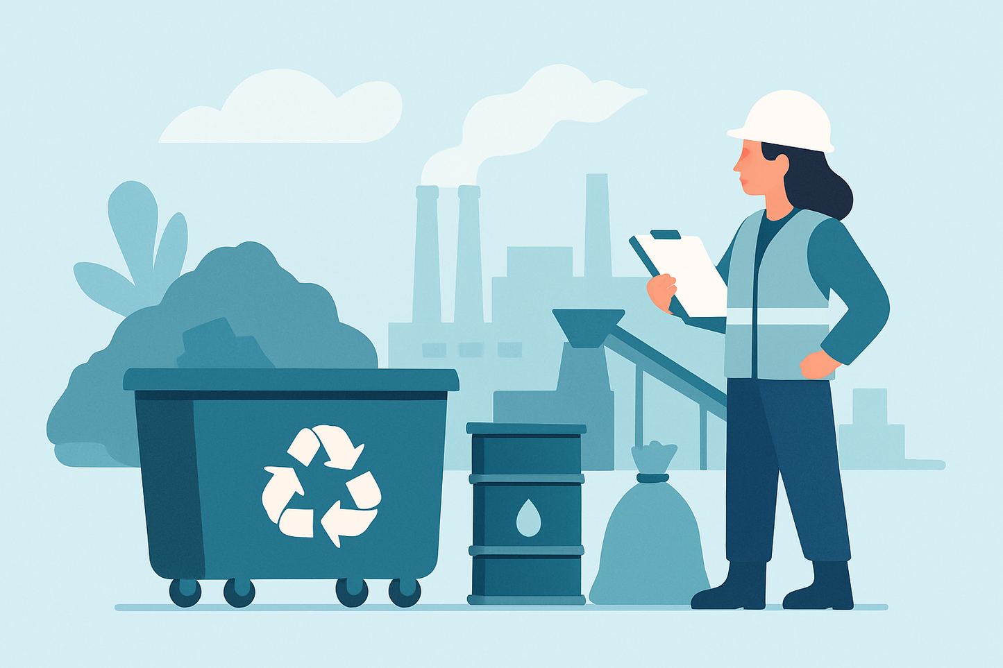 Base d'adresses emails de récupération traitement déchets industriels